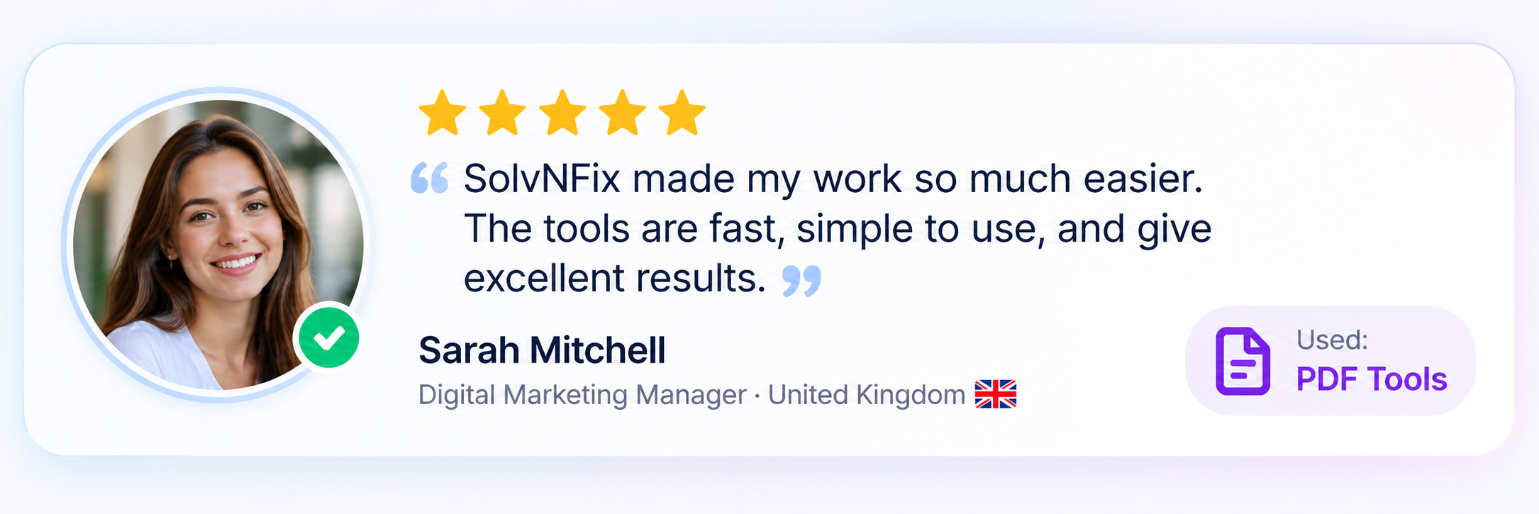SolvNFix user review 1